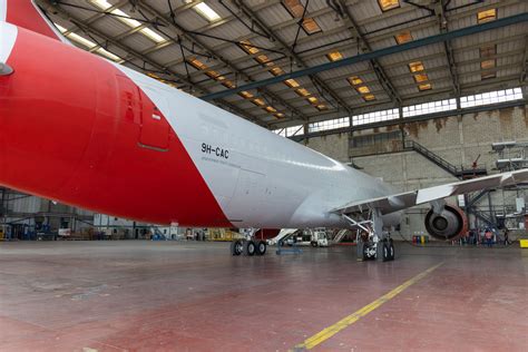 Boeing 767 passenger to freighter conversion cargo aircraft engineering hangar