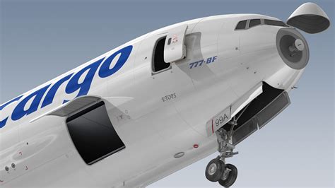 boeing 777-8f rendering with cargo bay open
