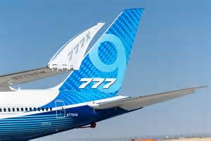 Boeing 777-9 widebody aircraft replacing 777-300ER at airport