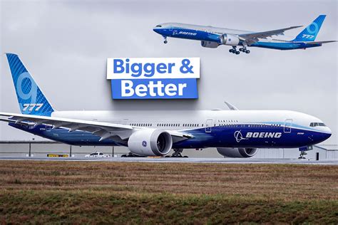 Boeing 777X landing with spoilers deployed and runway heat haze braking action