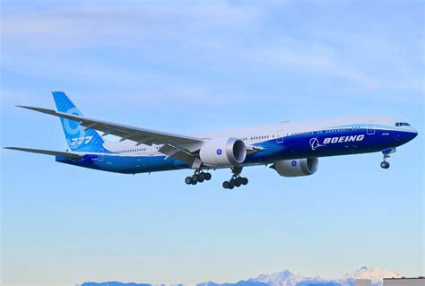 Boeing 777X production line in Everett Washington 2024