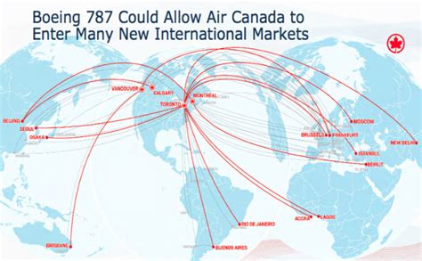 Boeing 787 route map long haul connections global network expansion