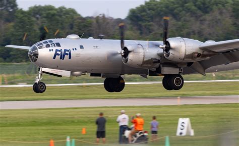 Boeing B-29 Superfortress FIFI flying Commemorative Air Force World War II bomber