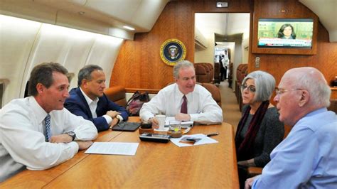 Boeing C-32A Air Force Two executive cabin conference area and secure government transport