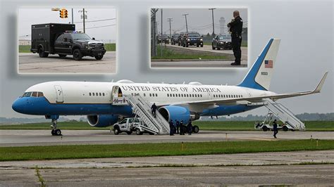 Boeing C-32A Air Force Two Vice President executive transport at Joint Base Andrews