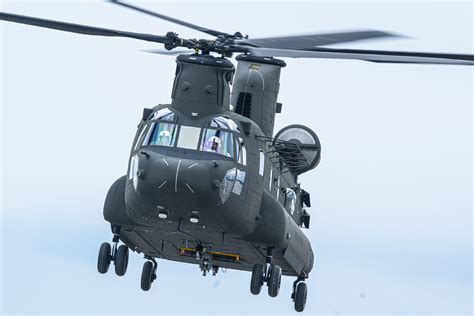 Boeing CH-47F Block II Chinook carrying heavy external sling load