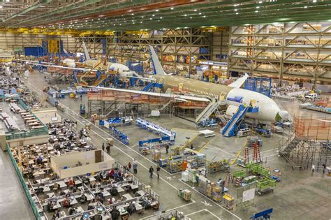 Boeing Charleston South Carolina 787 Dreamliner factory production line
