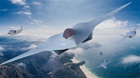 Boeing F-47 sixth generation fighter concept official rendering stealth aircraft