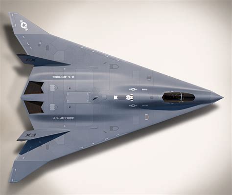boeing f-47 stealth aircraft promo design illustration