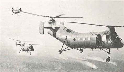 boeing h-21 flying banana during cold war drills
