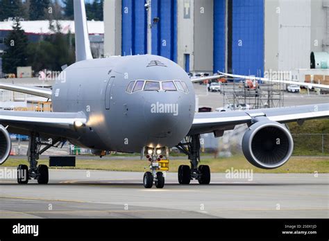 Boeing KC-46 Pegasus production line 767 tanker manufacturing