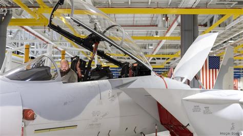 Boeing St Louis fighter production facility Super Hornet