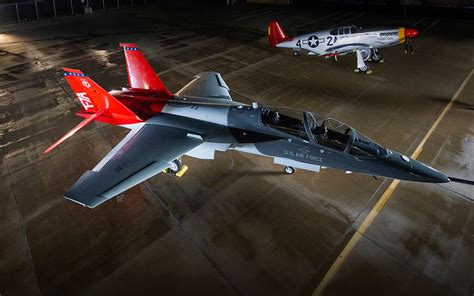 Boeing T-7A Red Hawk red tail honoring Tuskegee Airmen