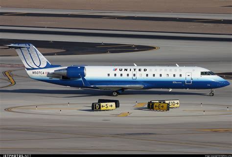 Bombardier CRJ family aircraft on tarmac
