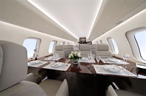 Bombardier Global 7500 four zone luxury cabin interior bedroom conference area