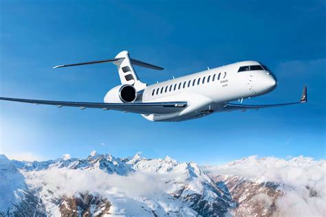 bombardier global 8000 on tarmac with pilot crew preparing for takeoff