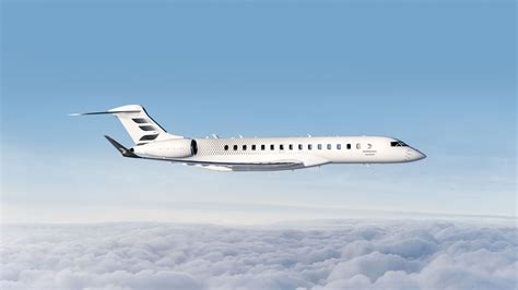 bombardier global business jet on a runway