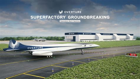 boom overture production facility render in greensboro north carolina