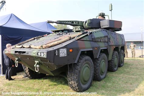 Boxer armored vehicles undergoing desert field trials in Mali