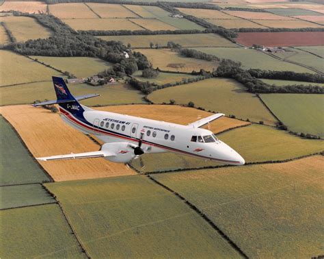 British Aerospace Jetstream 61 ATP Mk 2 prototype Glasgow Prestwick 1994, PW127D turboprop
