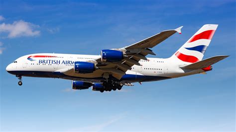 British Airways A380 preparing for departure at London Heathrow prior to diversion incident