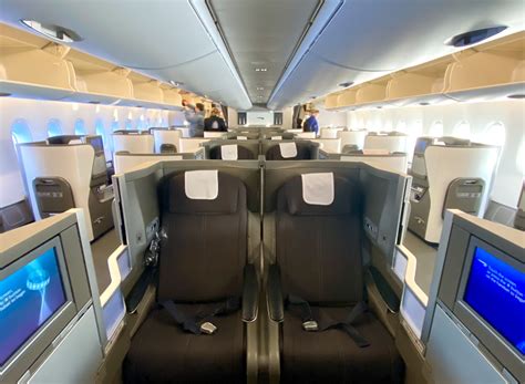 British Airways Airbus A318 Club World cabin interior with flat beds