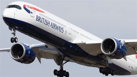 British Airways Airbus A350 preparing for Boston departure
