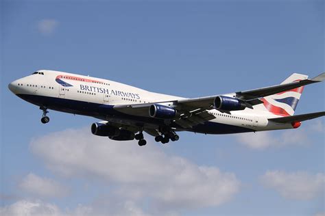 British Airways Boeing 747-400 departing London Heathrow