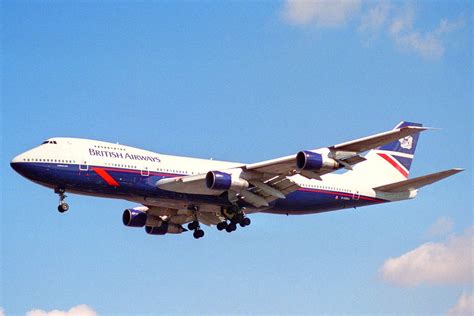British Airways Boeing 747 at Hong Kong International Airport