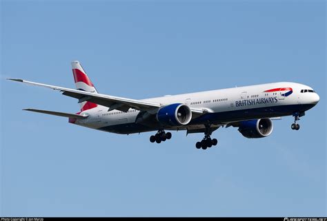 British Airways Boeing 777-300ER preparing for departure at London Heathrow Airport