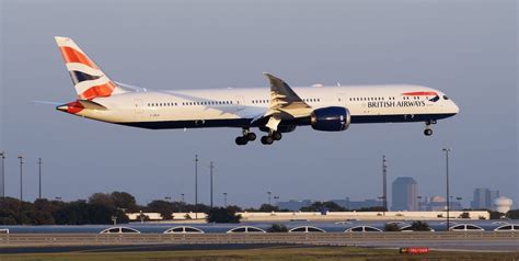 British Airways Boeing 787-10 at Heathrow Airport Tampa Florida route