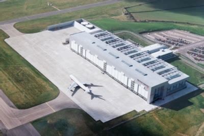british airways boeing 787-8 at cardiff maintenance base