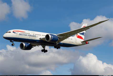 British Airways Boeing 787-8 London Heathrow Costa Rica San Jose route