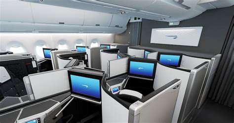 British Airways Club Suite Airbus A350 business class cabin