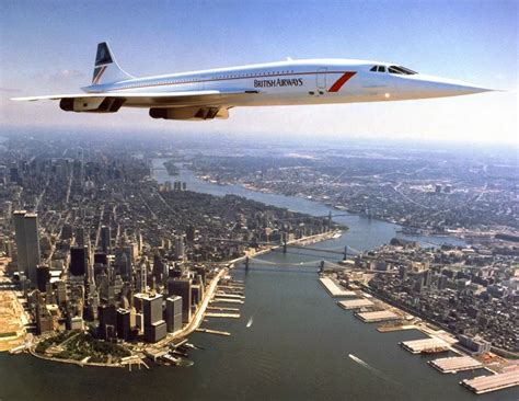 British Airways Concorde departing New York JFK runway