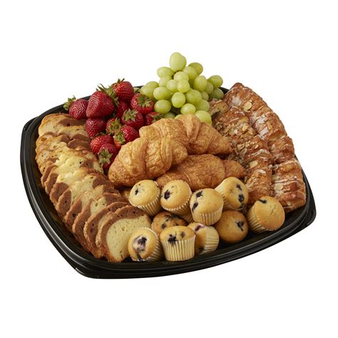 British Airways continental breakfast tray with yogurt and pastry