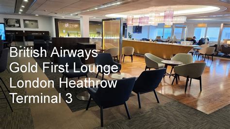 British Airways First Lounge Heathrow premium lounge dining area