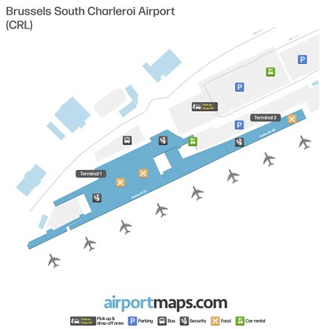 Brussels South Charleroi Airport, a major Ryanair hub absorbing Maastricht demand