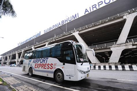 bua airport express bus at Suvarnabhumi exit gate 7