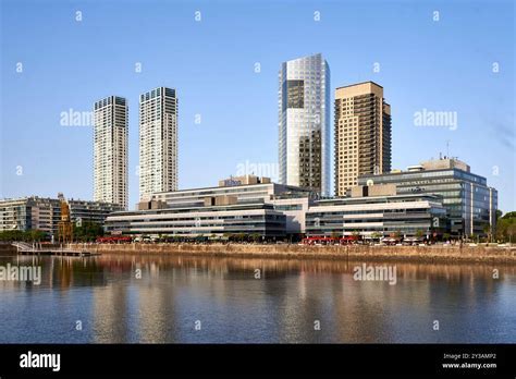 Buenos Aires skyline with modern waterfront