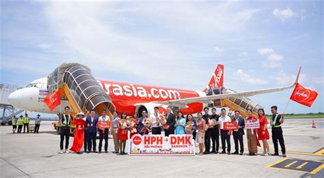 business travelers arriving hai phong direct airasia flight