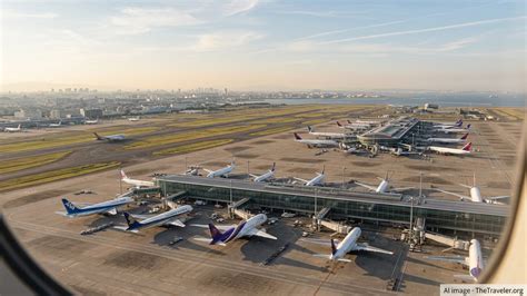 Busy Asia-Pacific international airport