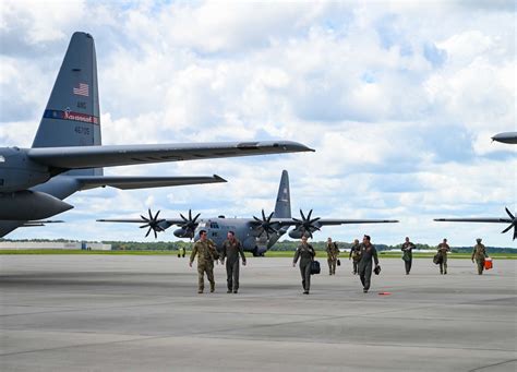 C-130H Hercules aircraft of the 165th Airlift Wing at Savannah ANGB