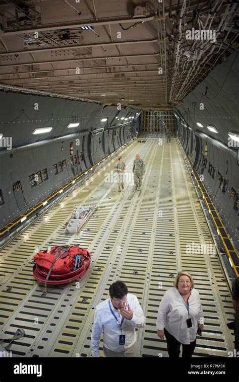 C-5M Super Galaxy aircraft maintenance inspection US Air Force hangar