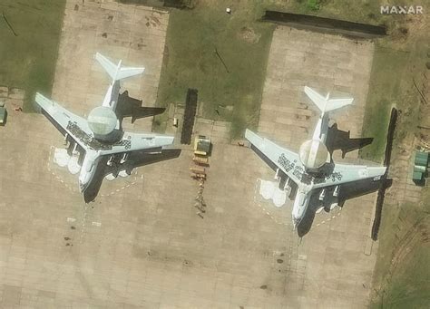 canceled russian a-100 awacs at storage airfield