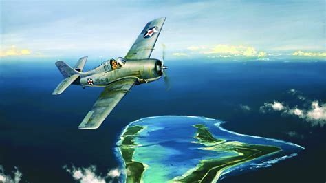 Captain Henry T. Elrod in VMF-211 Wildcat during defense of Wake Island