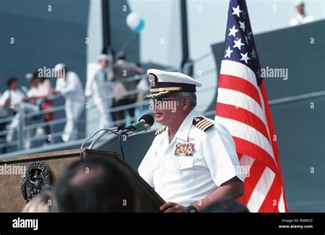 Captain William C. Rogers III, commander of USS Vincennes during the 1988 shootdown