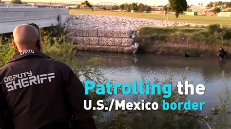cartel-operated drone crossing U.S.-Mexico border at night