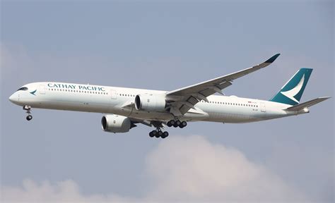 Cathay Pacific A350-1000 at Chicago O’Hare Airport