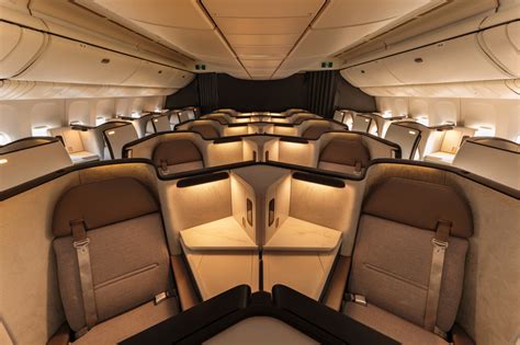 Cathay Pacific Aria Suite Boeing 777 business class cabin